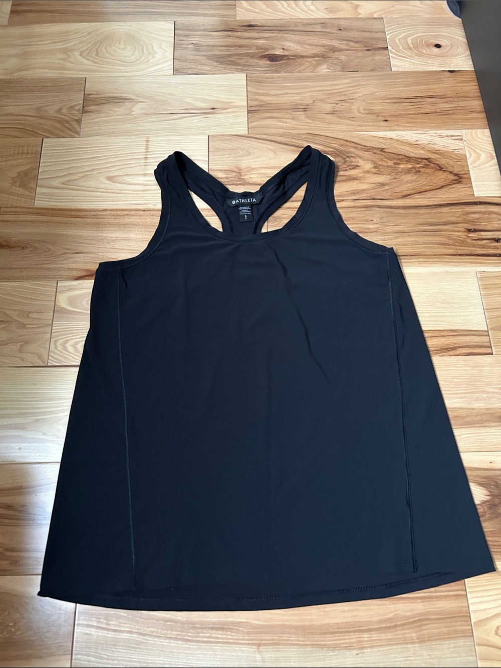 ATHLETA Scoop Tank Top Racerback Black Athletic Workout Performance‎ SZ small